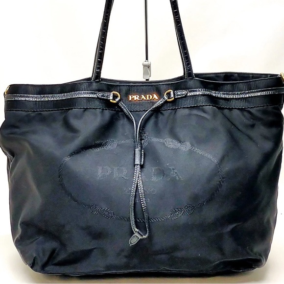 PRADA LOGO TESSUTO NYLON TOTE BAG and MURAKAMI WALLET - Picture 1 of 10